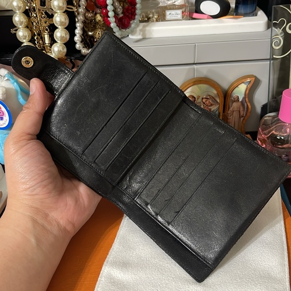 Authentic Vintage CHANEL CC Small Compact Timeless Flap Black Wallet - Picture 6 of 11